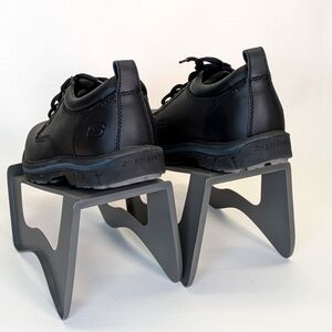 Sketchers work shoes, black, memory foam - gel infused 64260, size 9.5